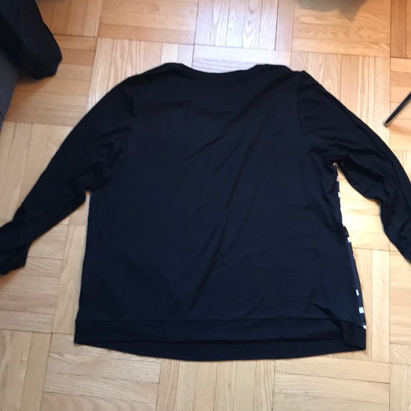 Coldwater Creek black and white Top XL / 16 - Picture 6 of 7